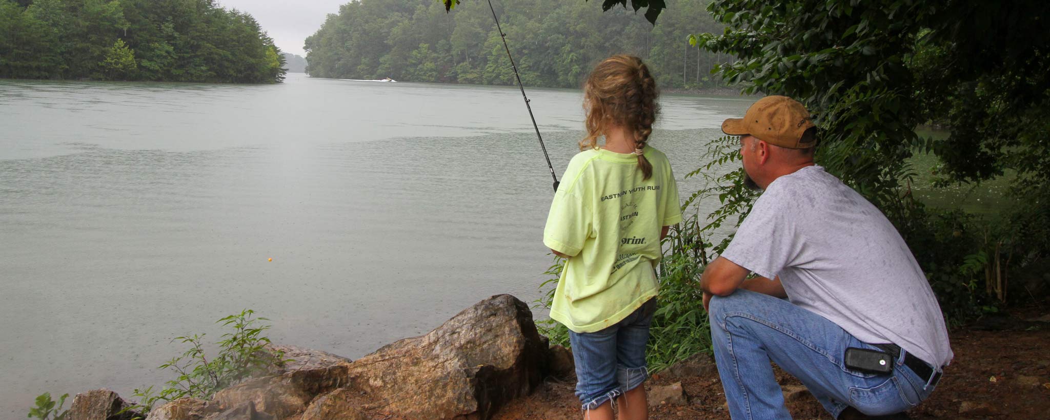 Boone Fishing Father Daughter Boone Fishing Father Daughter