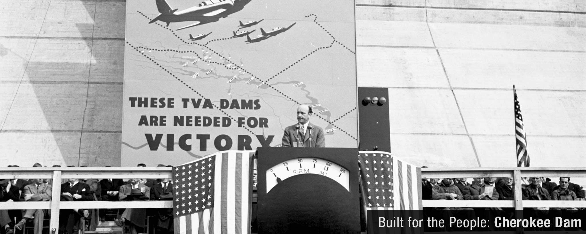 speaker at podium