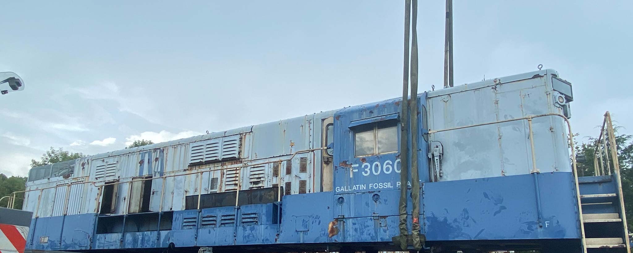Lifting the train