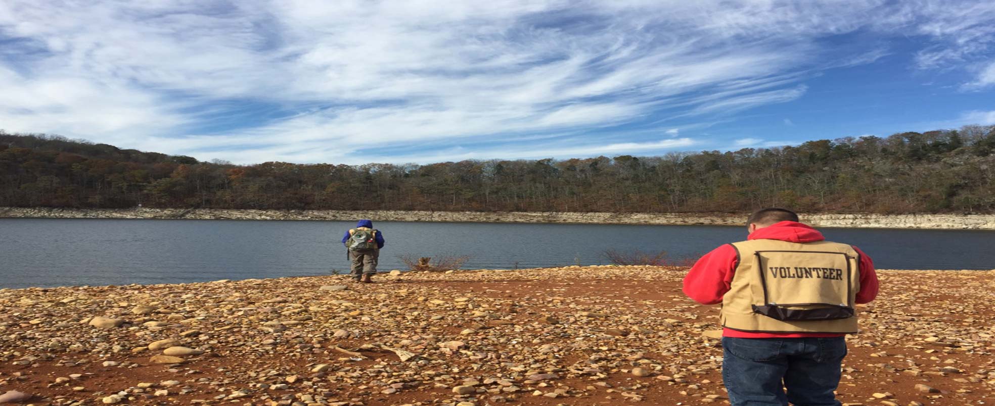 TVA Volunteers monitoring a Tribal Site