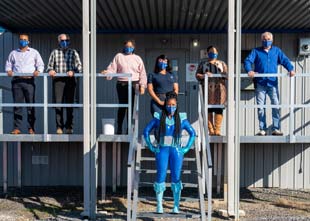 U.S.A. Olympic bobsled athlete Sable Otey with (T.E.A.M.)