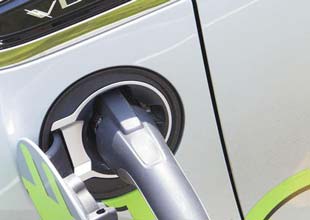 Charging electric car