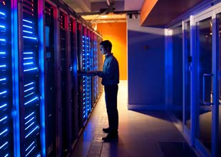 IT Engineer Configuring Servers