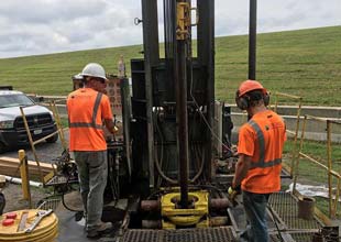 TVA employees monitoring water quality
