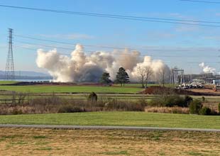 Widows Creek Fossil Plant before implosion