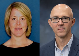 photo collage of Carol Eimers & Jared Mitchem