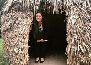 Butler at Ocmulgee Mounds National Historical Park in Macon