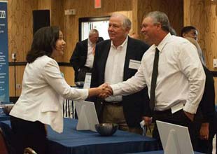 Charita Barrow meets with representatives