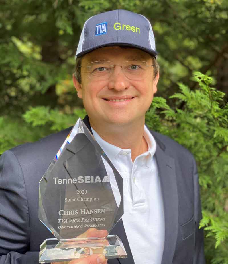 Picture of Chris with champion award