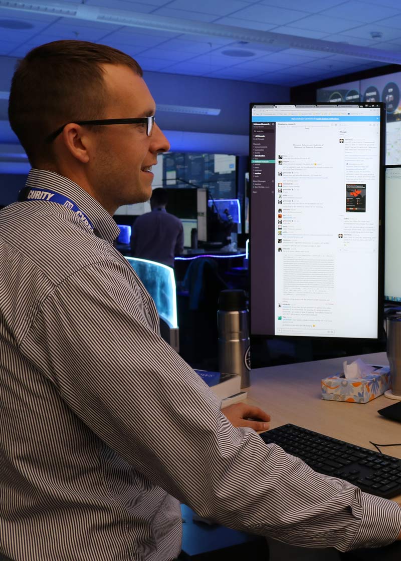 TVA IT Person Working