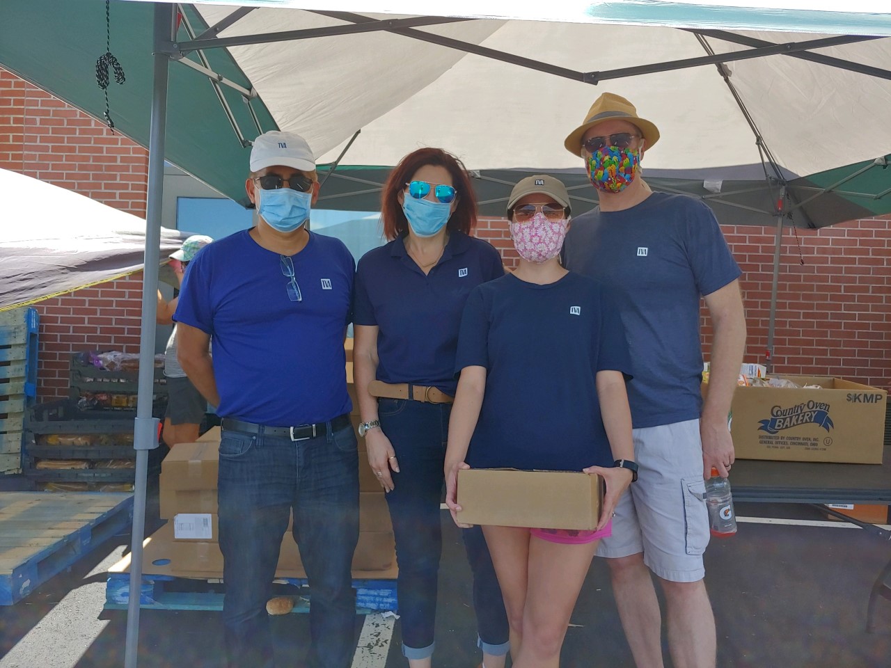 TVA employees serve at a local food drive