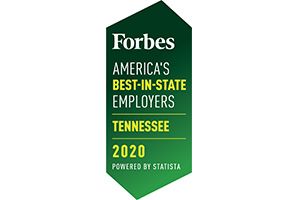 Forbes America's Best in State Employers Tennessee 2020