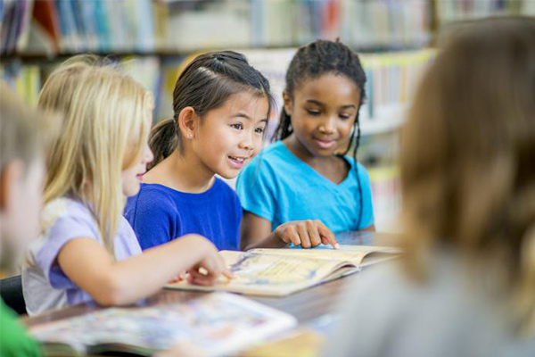Children in classroom