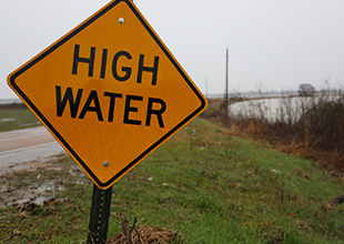 High Water Sign