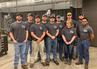 Apprentices working for TVA’s Power Service Shop